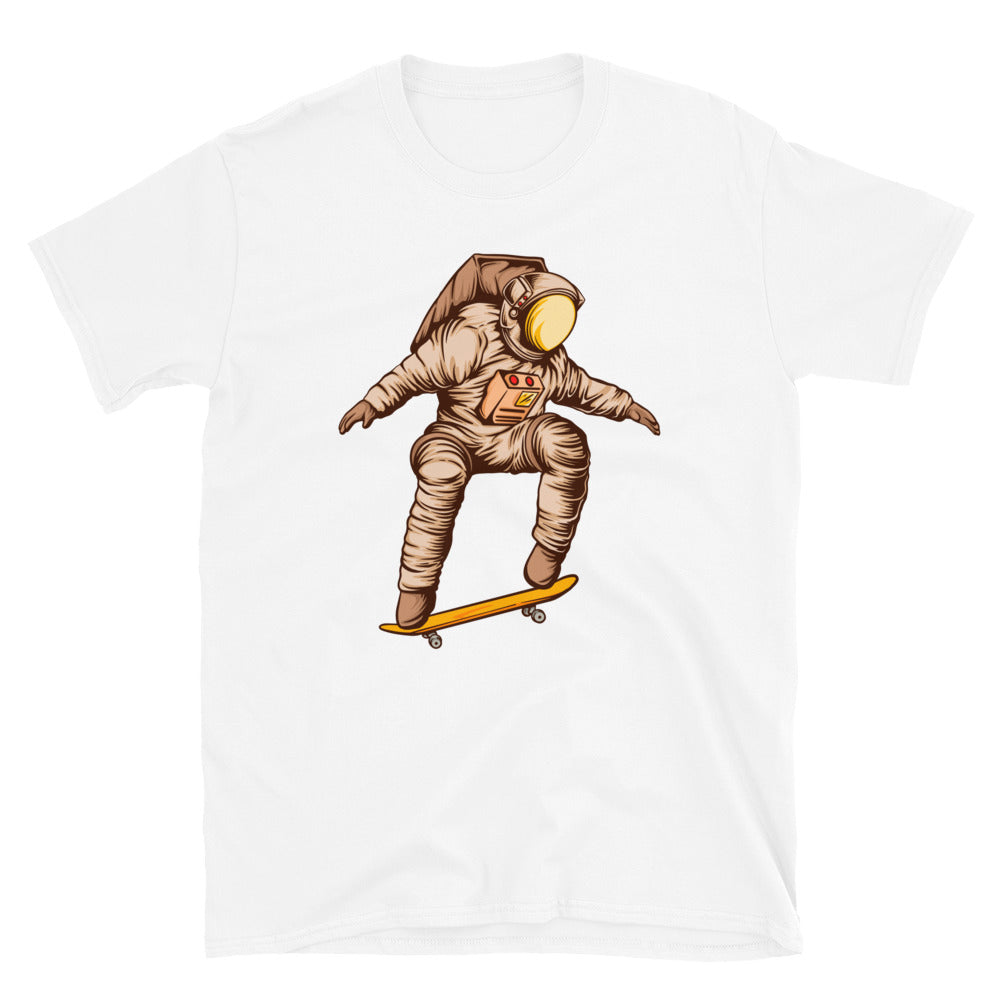 Skateboarding Through Space - Short-Sleeve Unisex T-Shirt