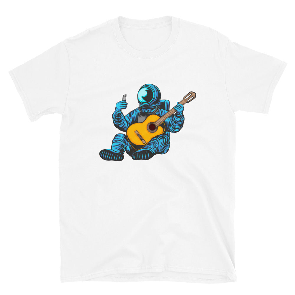 Selfie With Guitar - Short-Sleeve Unisex T-Shirt