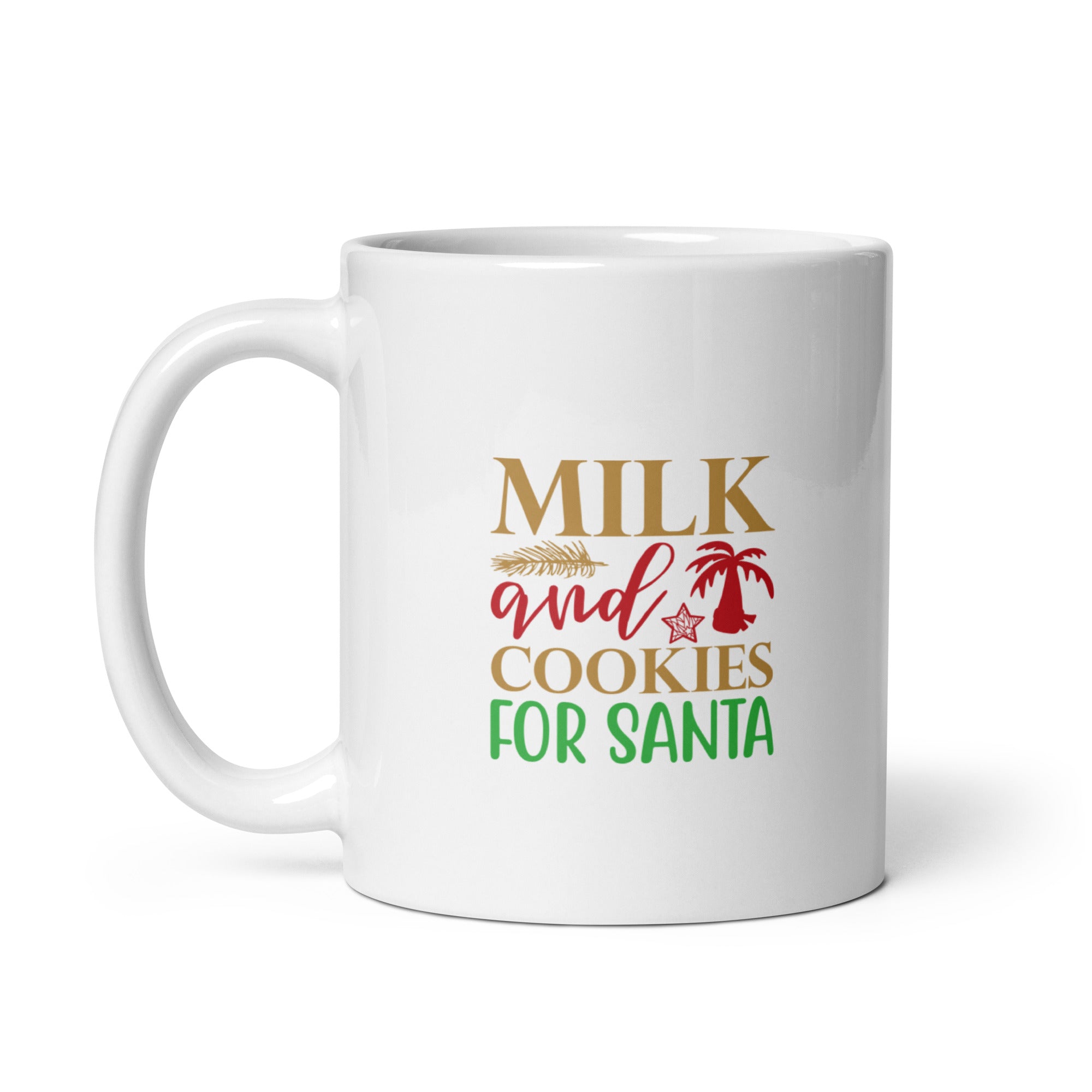 Milk And Cookies - White glossy mug