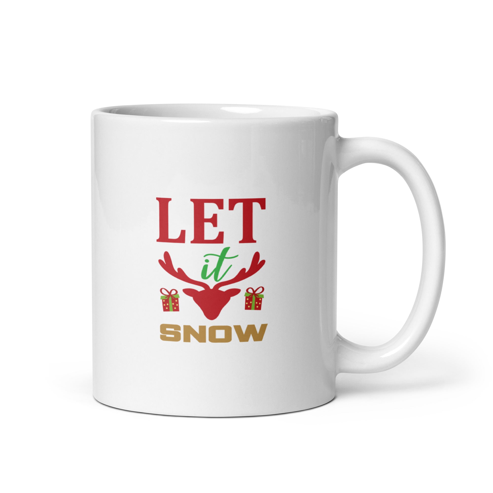 Let It Snow - White glossy mug