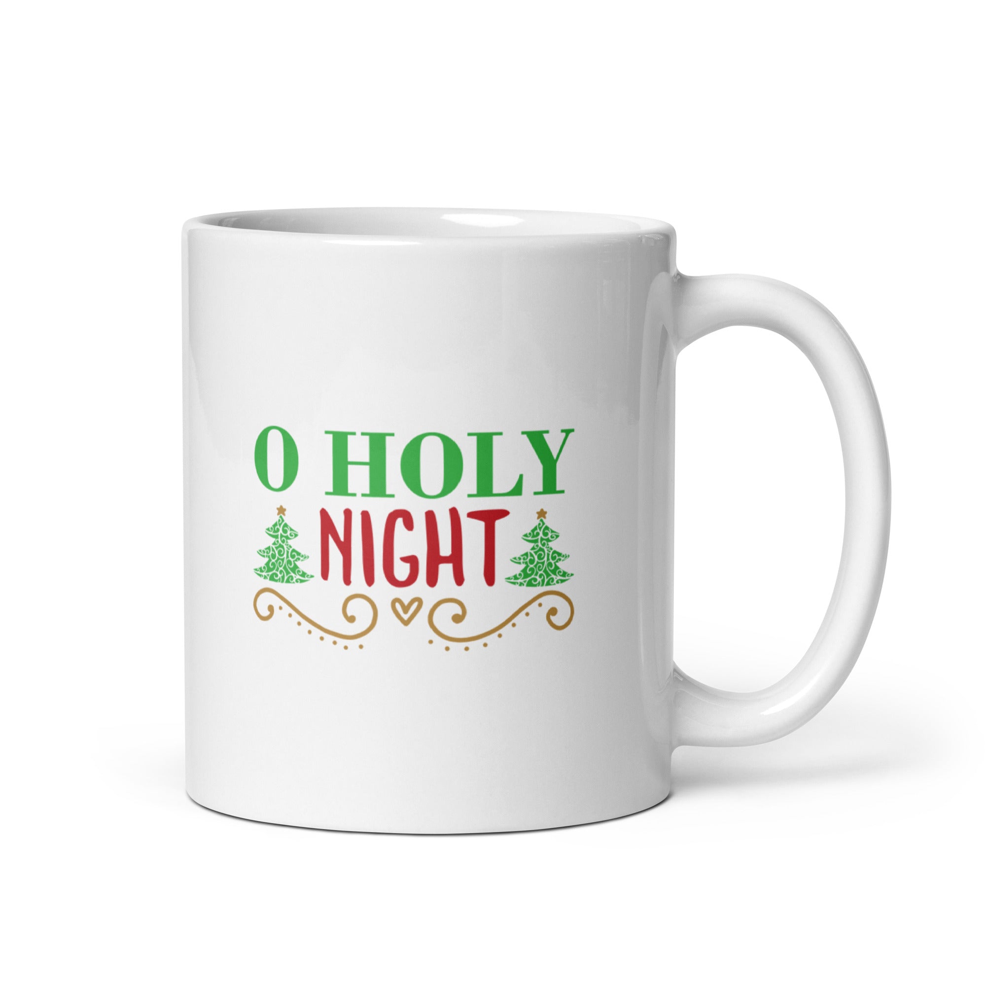 Oh Holy Night - White glossy mug