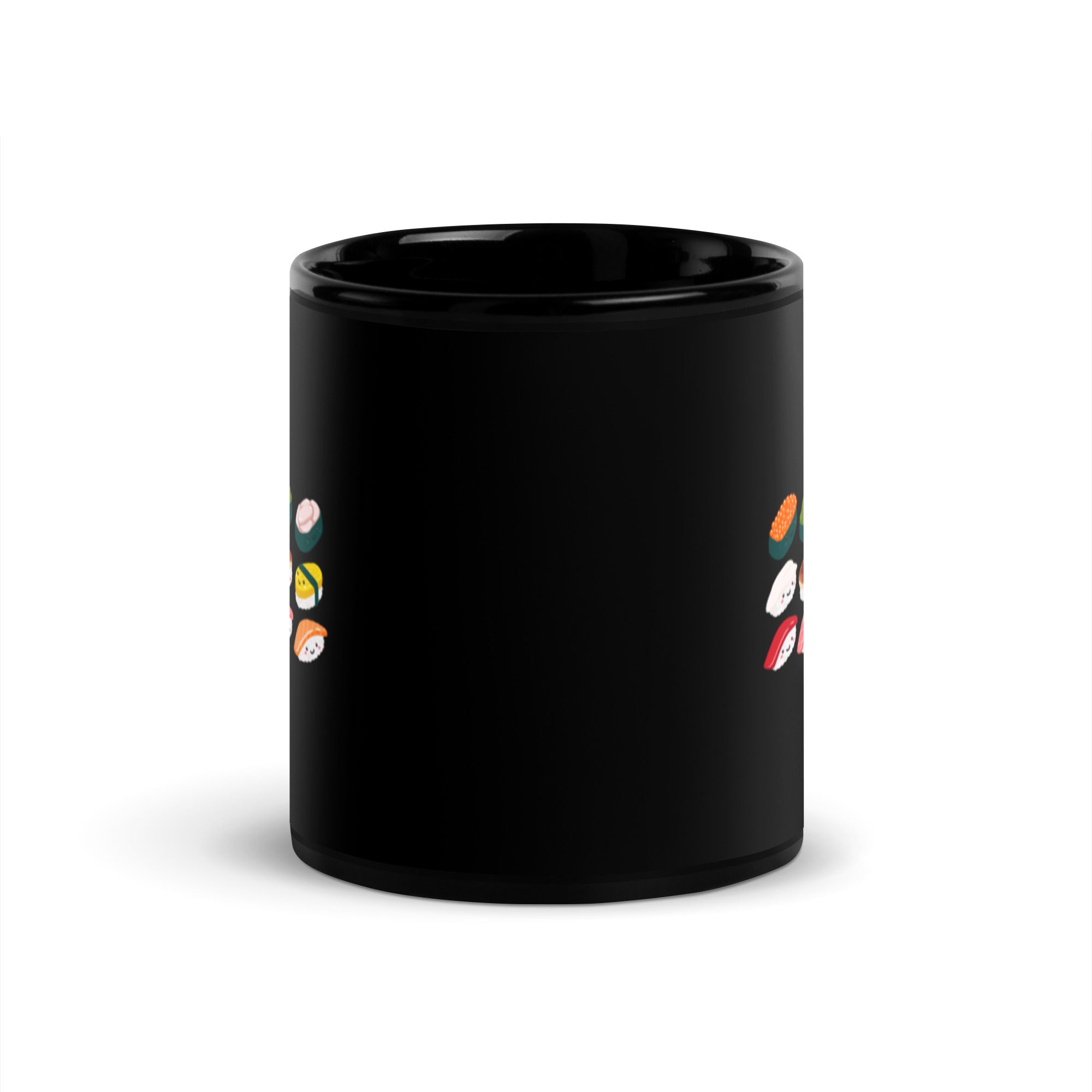 Sushi - Black Glossy Mug