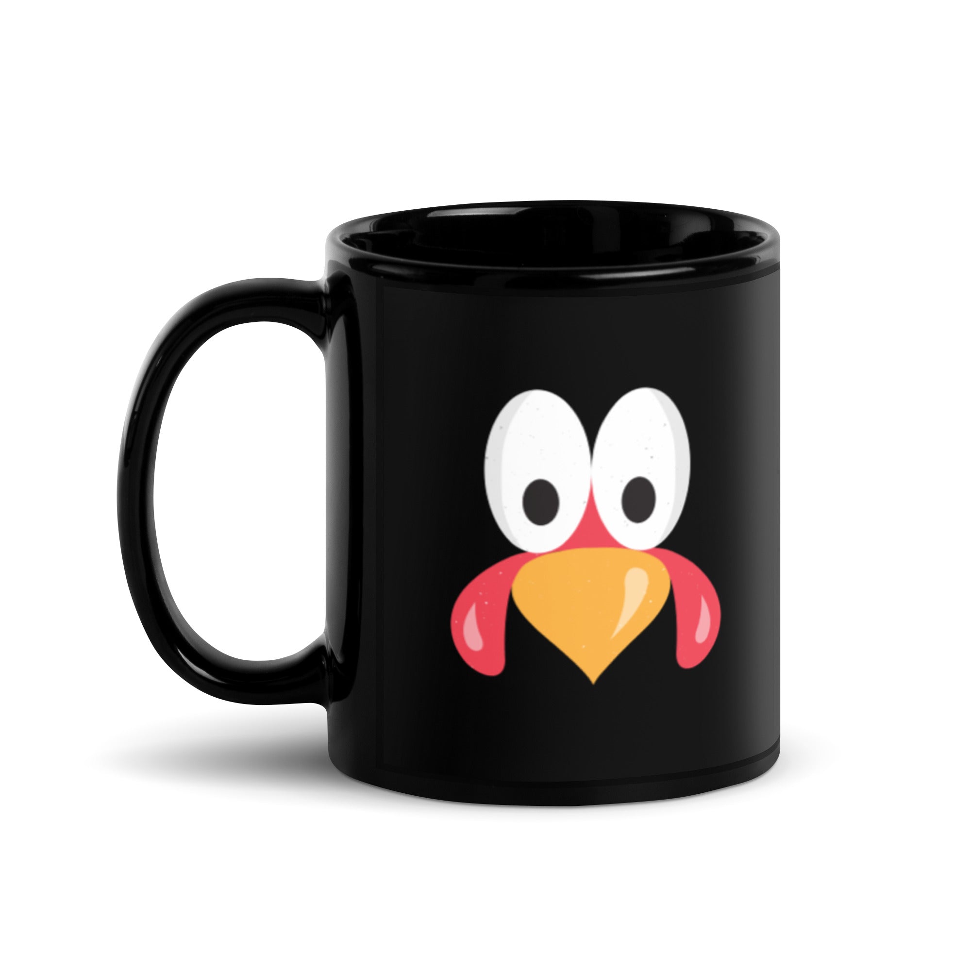 Thanksgiving Turkey - Black Glossy Mug