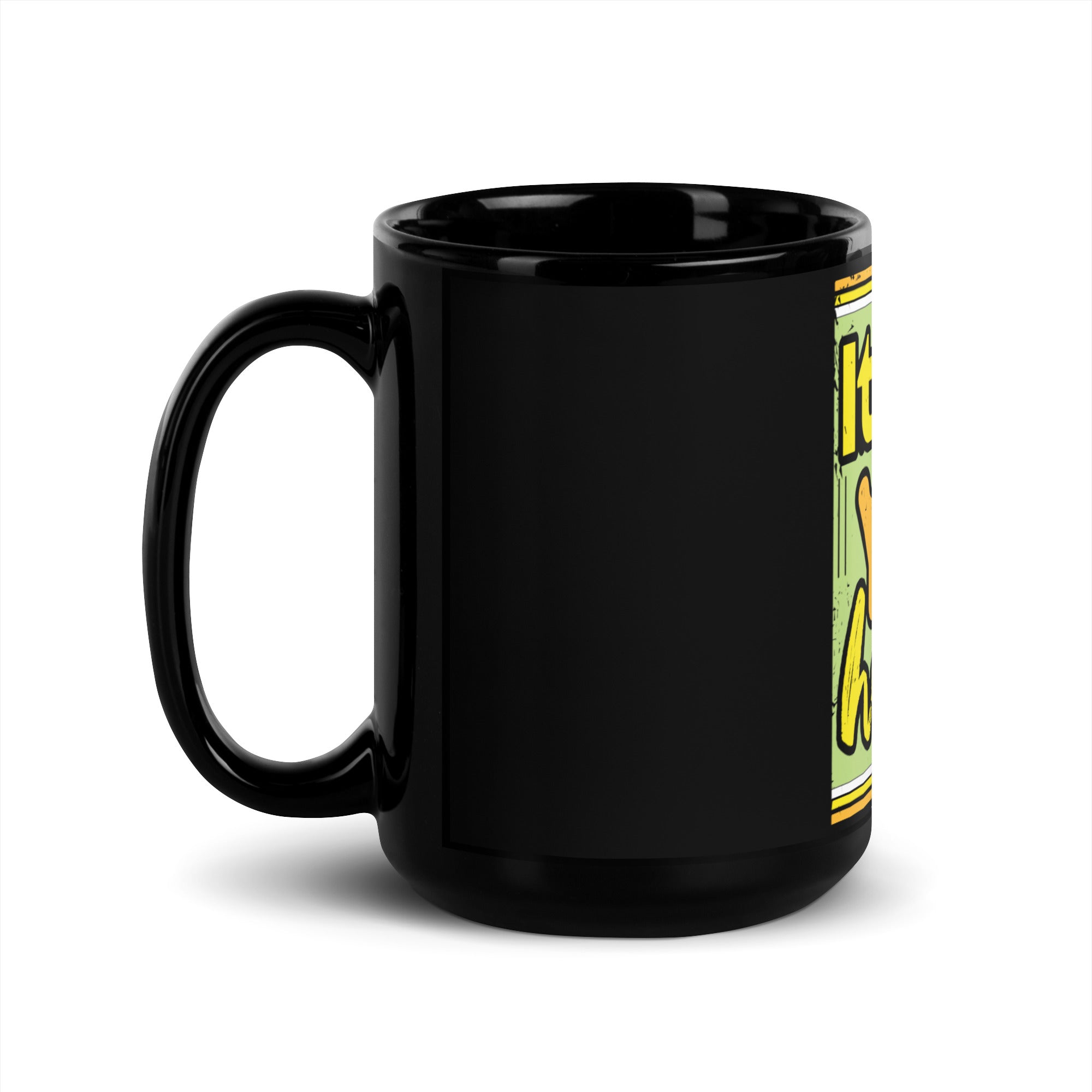 It's All In Your Hand - Black Glossy Mug