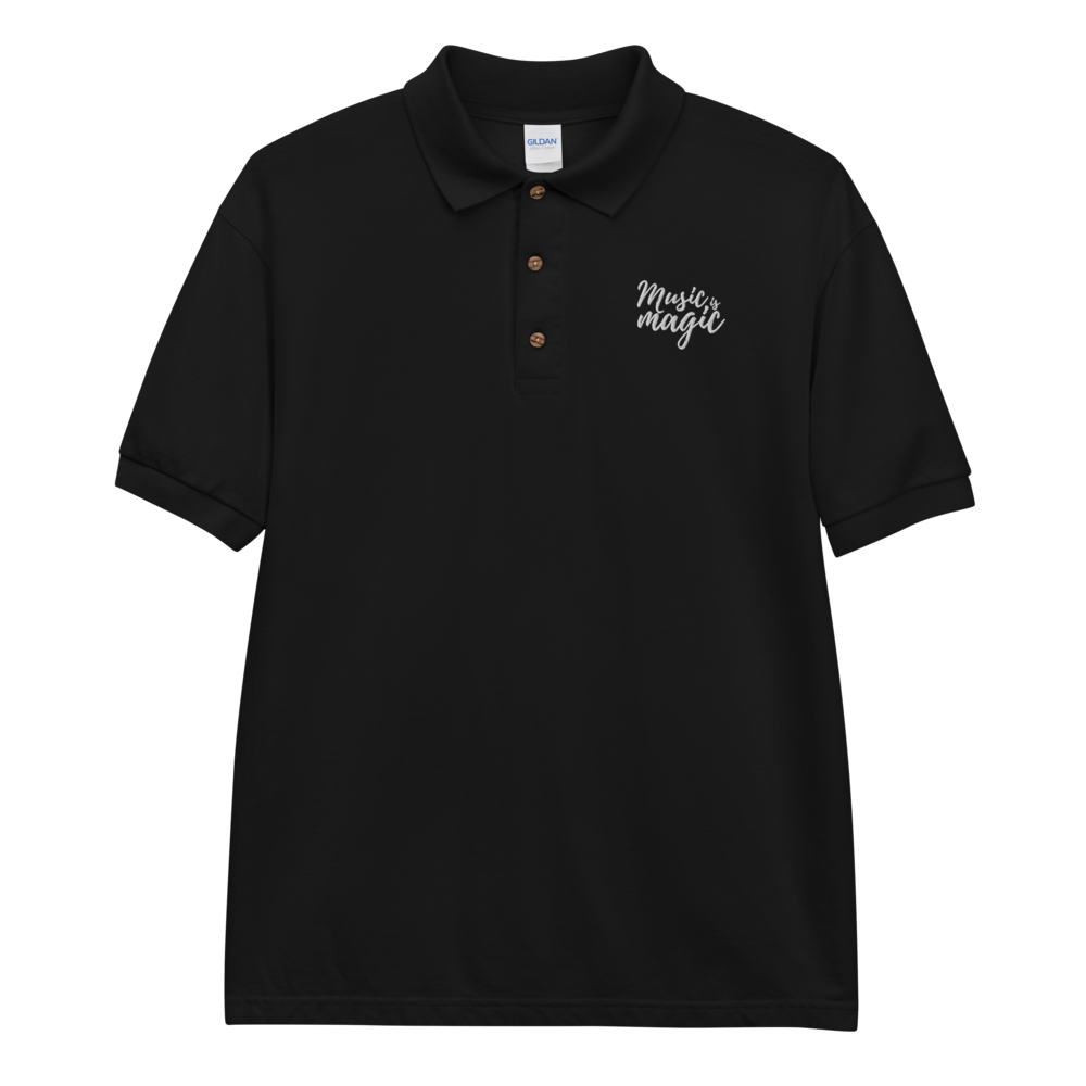 Music is Magic - Embroidered Polo Shirt
