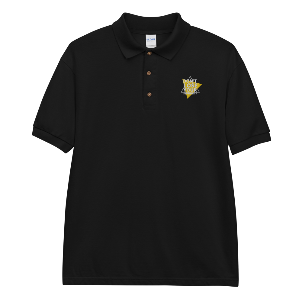 Don't Lose Your Sensibility - Embroidered Polo Shirt