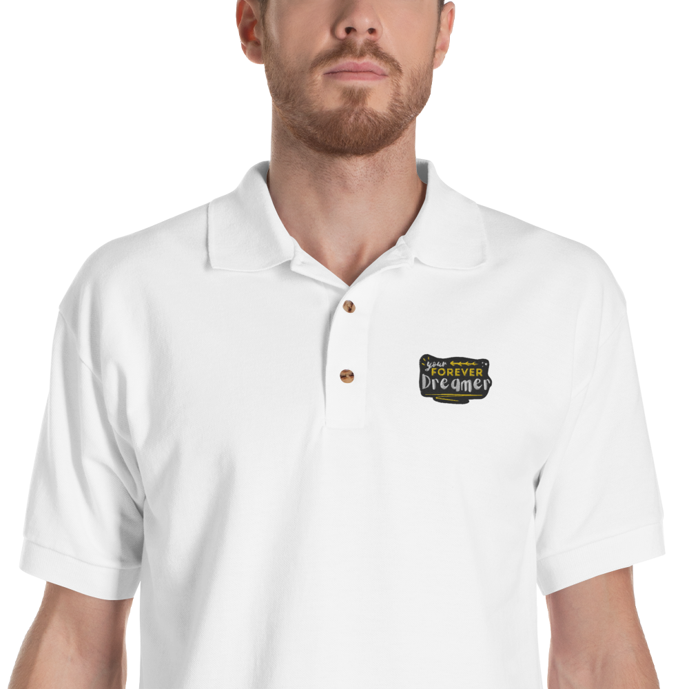 You Forever Dreamer - Embroidered Polo Shirt