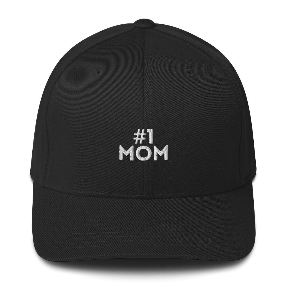 #1 Mom - Structured Twill Cap