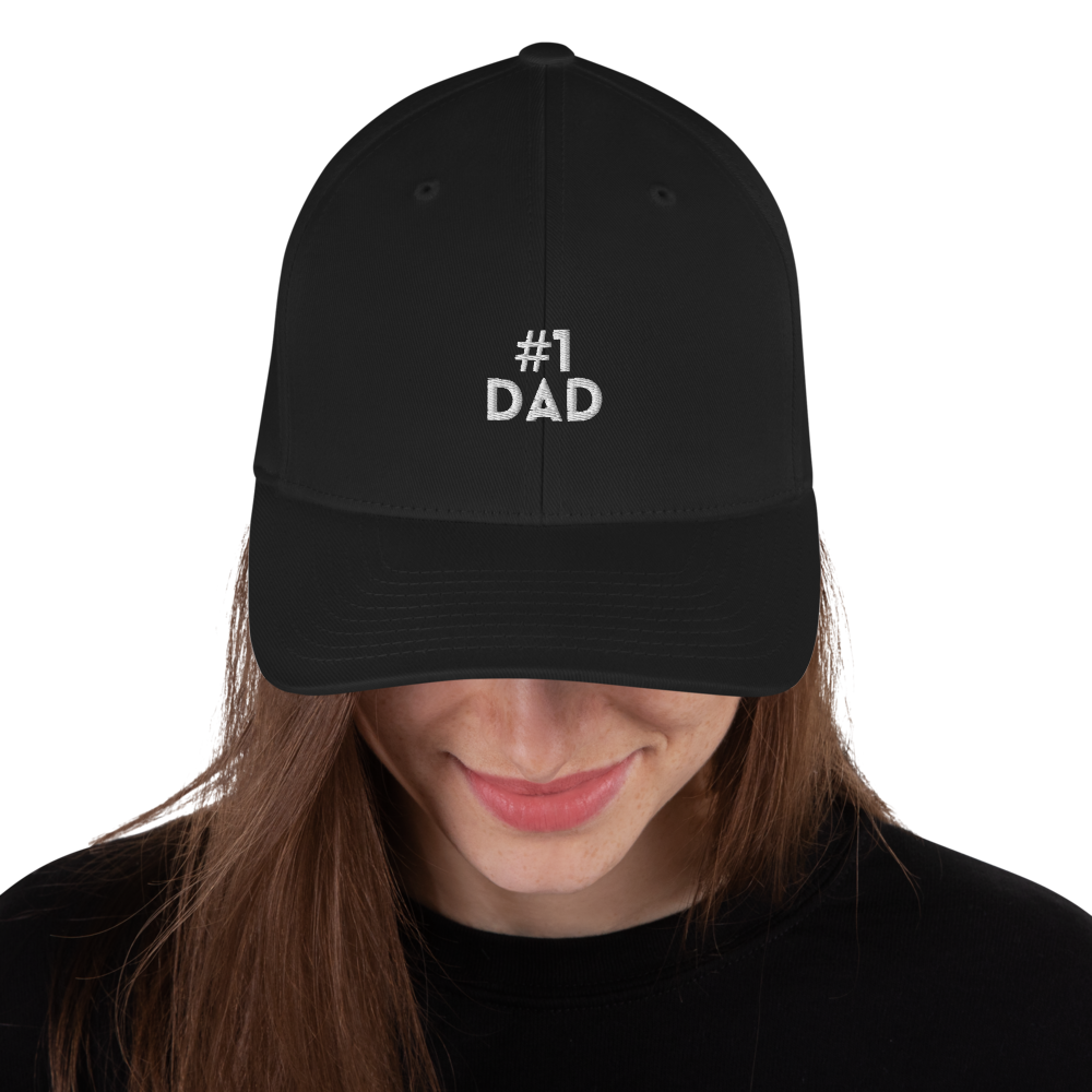 #1 Dad - Structured Twill Cap