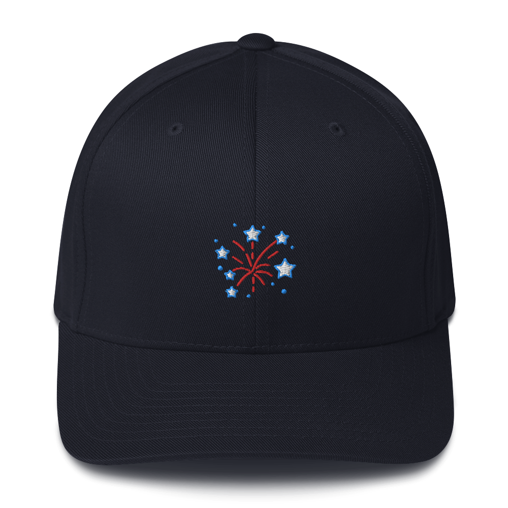 4th of July Fireworks - Structured Twill Cap
