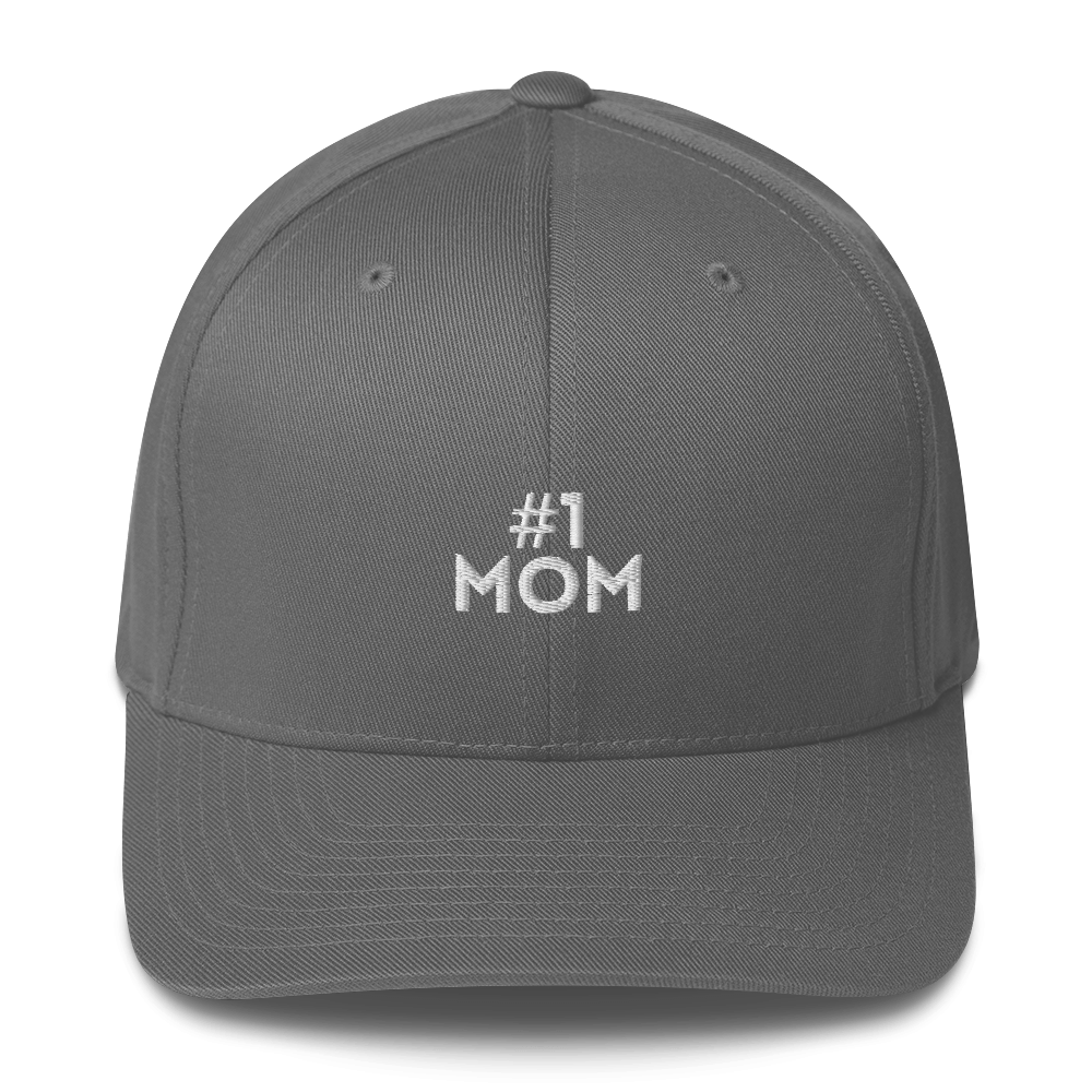#1 Mom - Structured Twill Cap