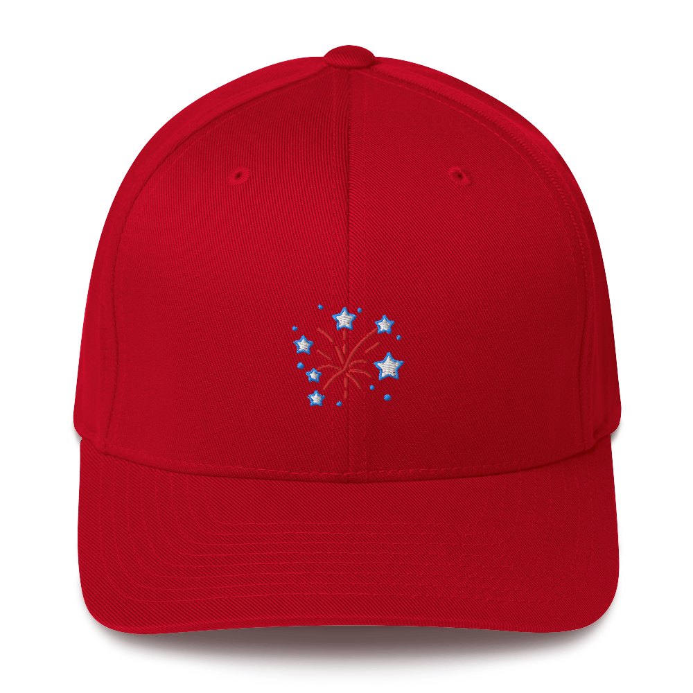 4th of July Fireworks - Structured Twill Cap