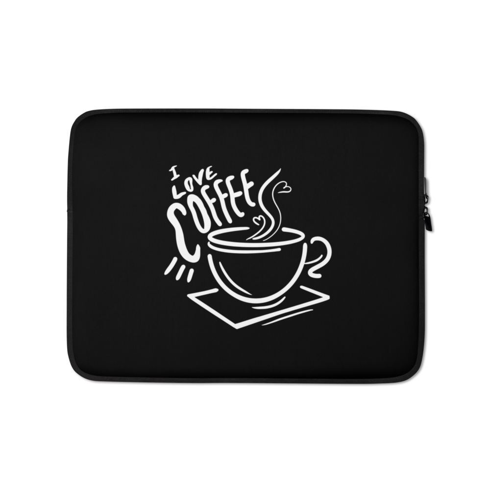 I Love Coffee - Laptop Sleeve