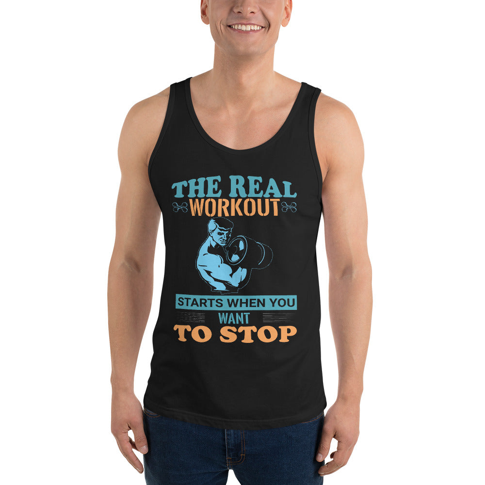 The Real Workout Unisex Tank Top