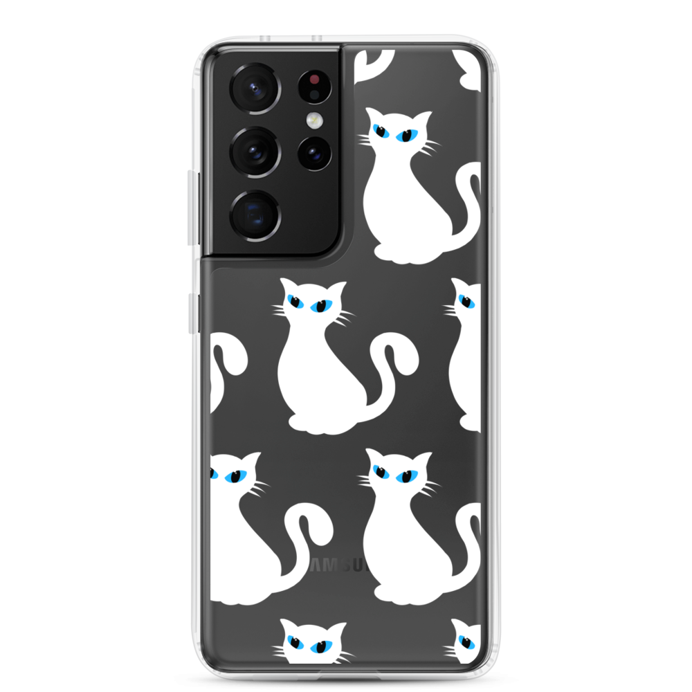 Love Cats White - Samsung Case