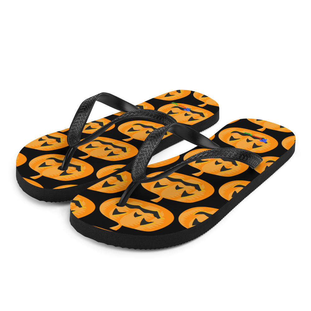 Halloween Pumpkin - Flip-Flops