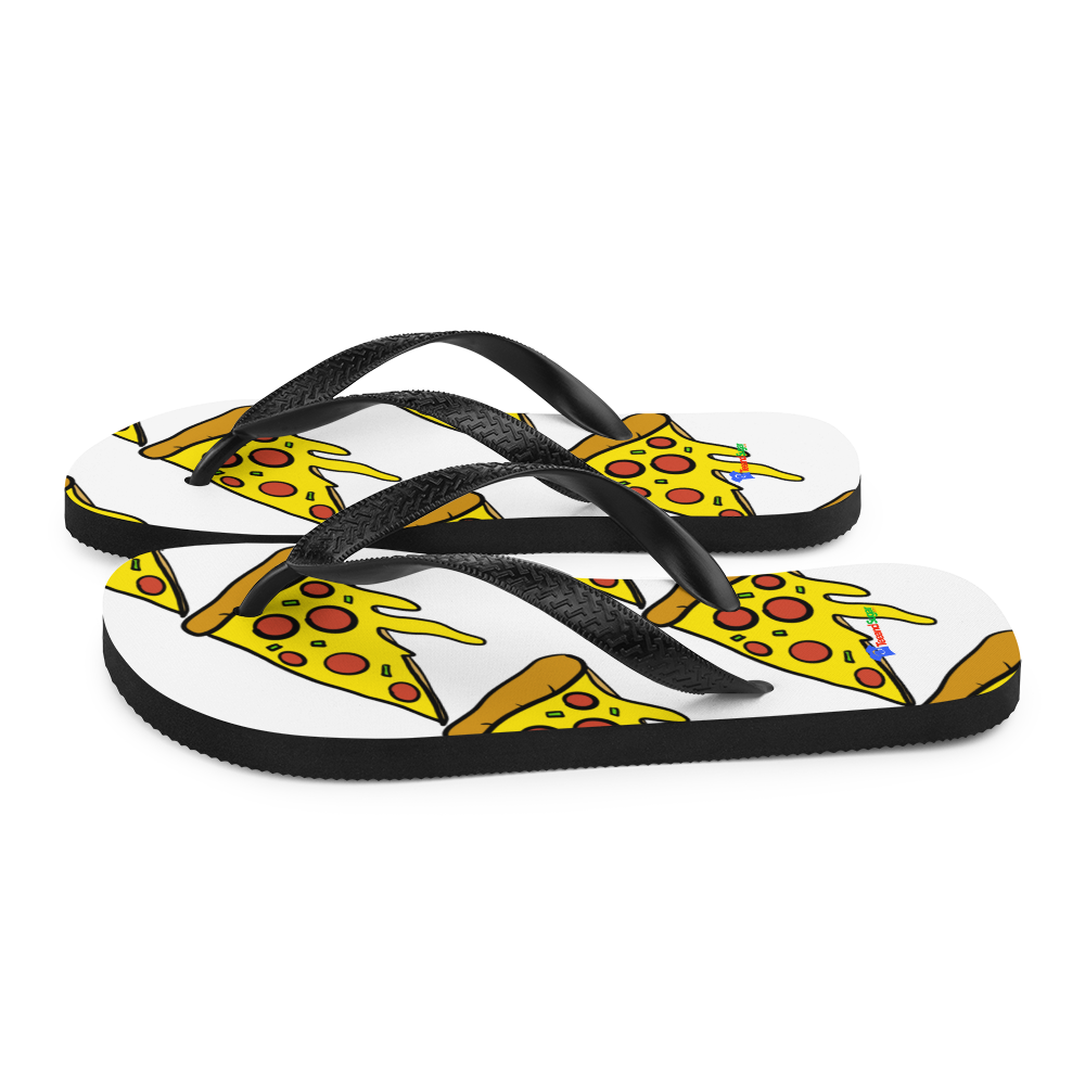 Pizza! WHITE - Flip-Flops