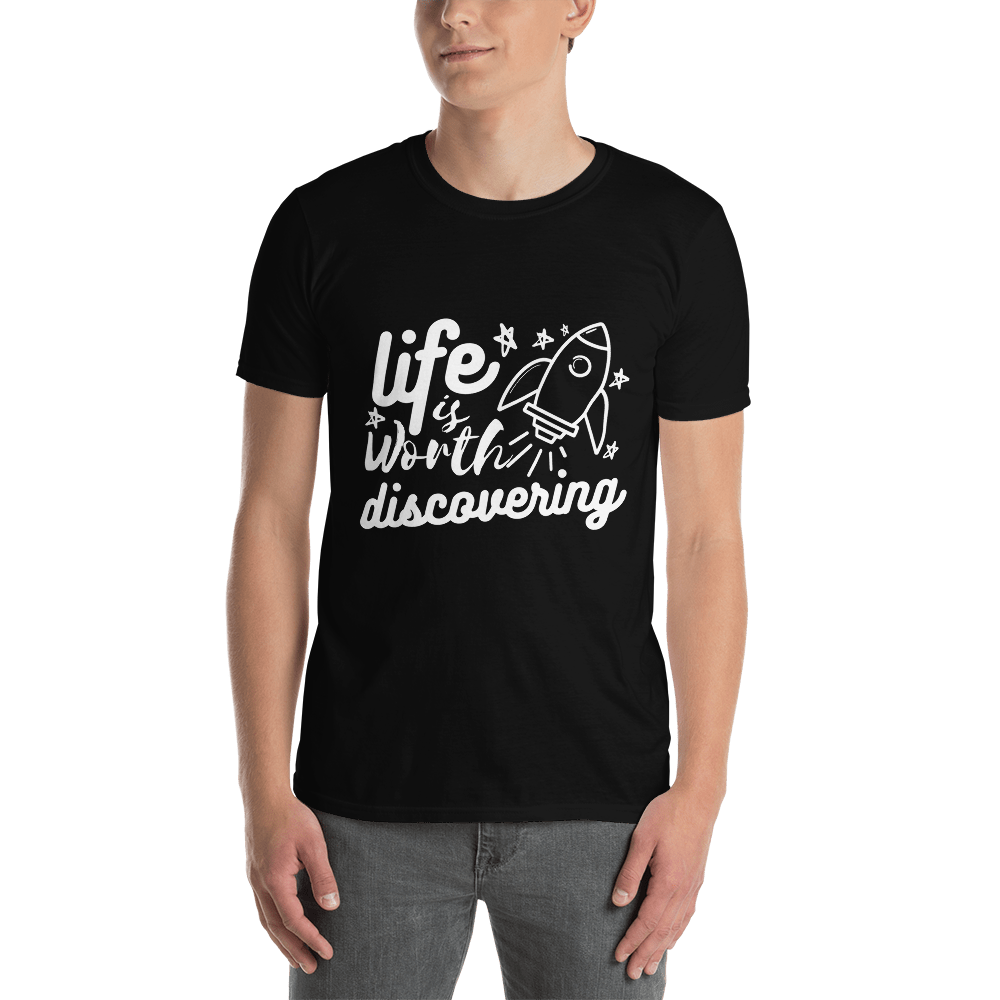 Life is Worth Discovering - Men's T-Shirt
