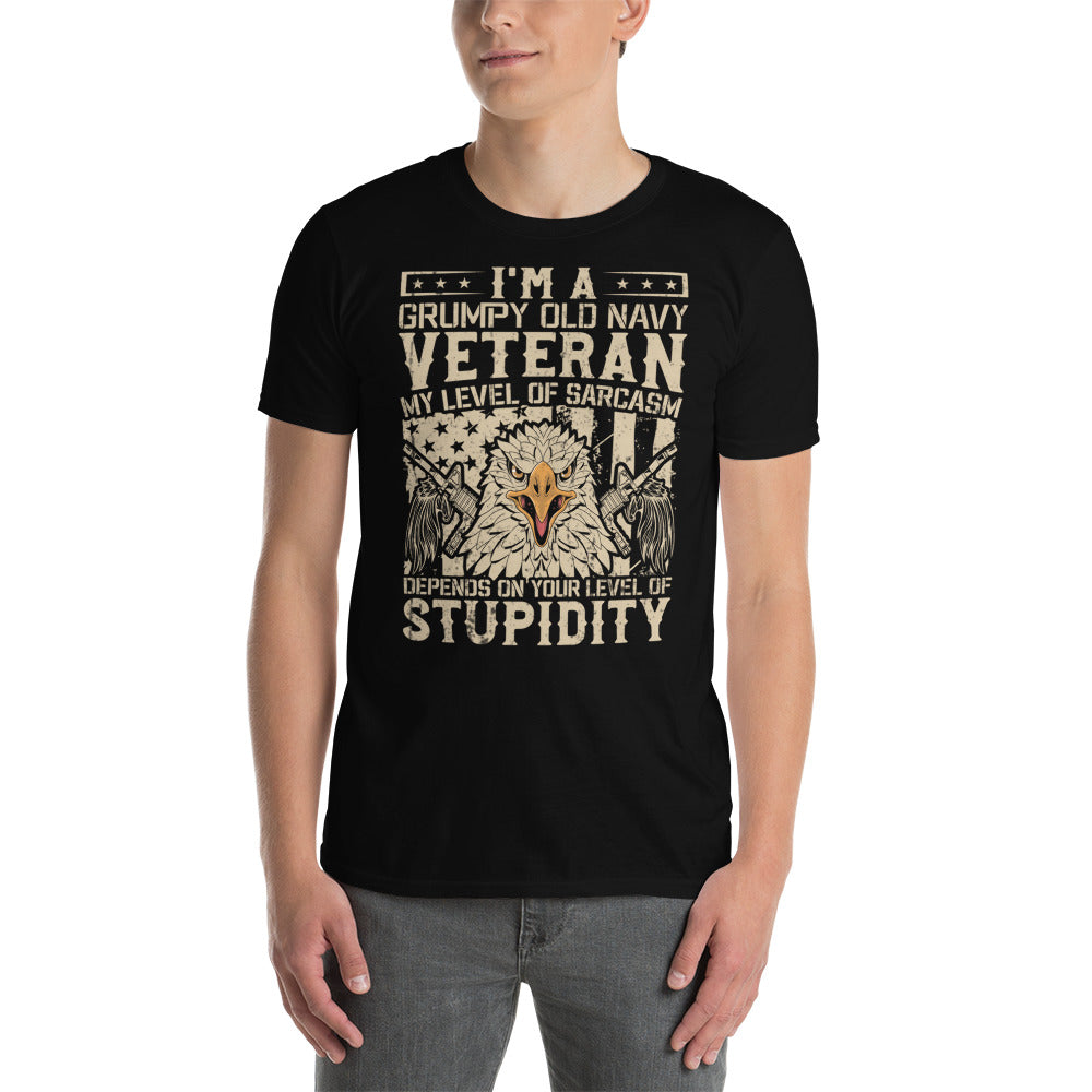 Old Grumpy Veteran Short-Sleeve Unisex T-Shirt