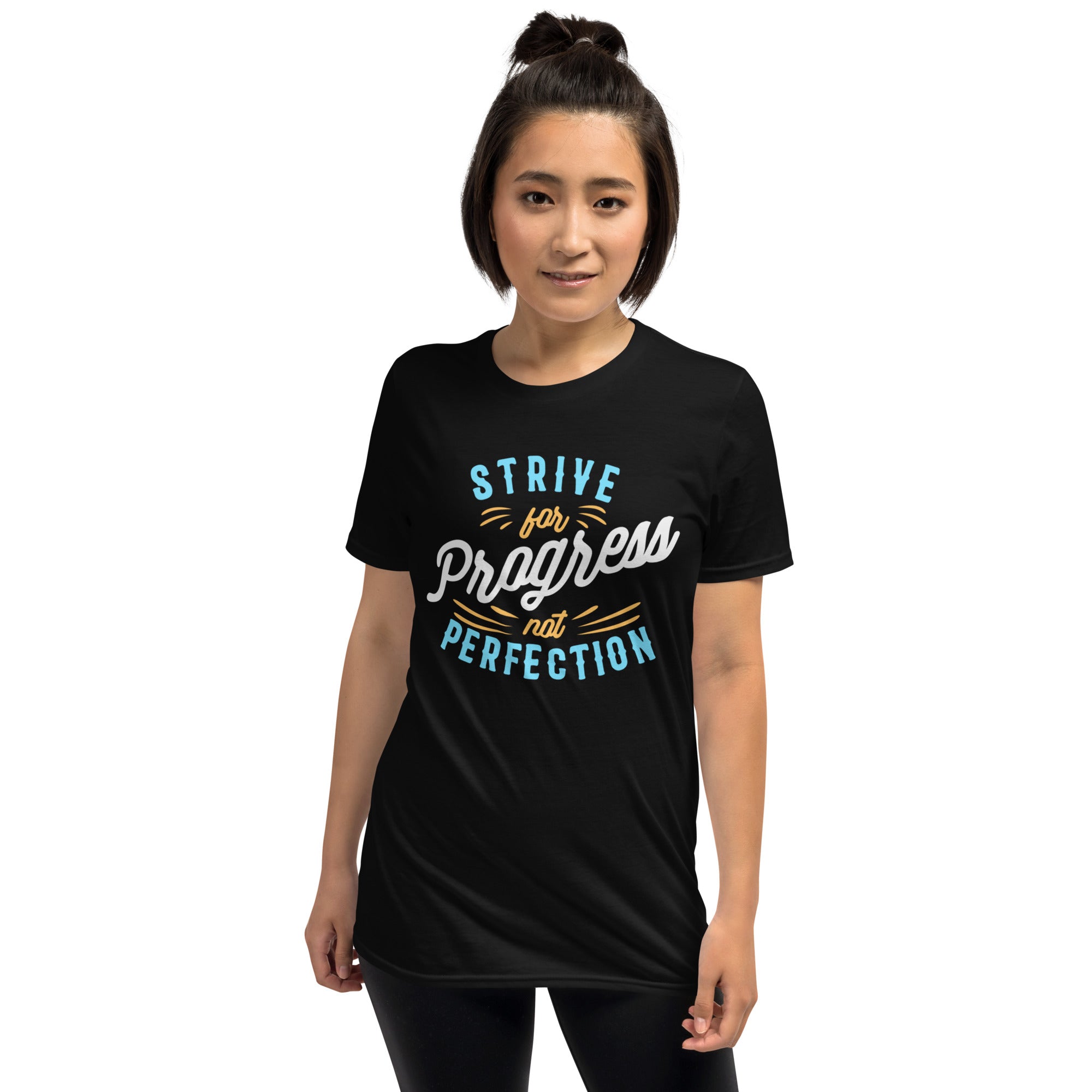 Strive For Progress, Not Perfection - Short-Sleeve Unisex T-Shirt
