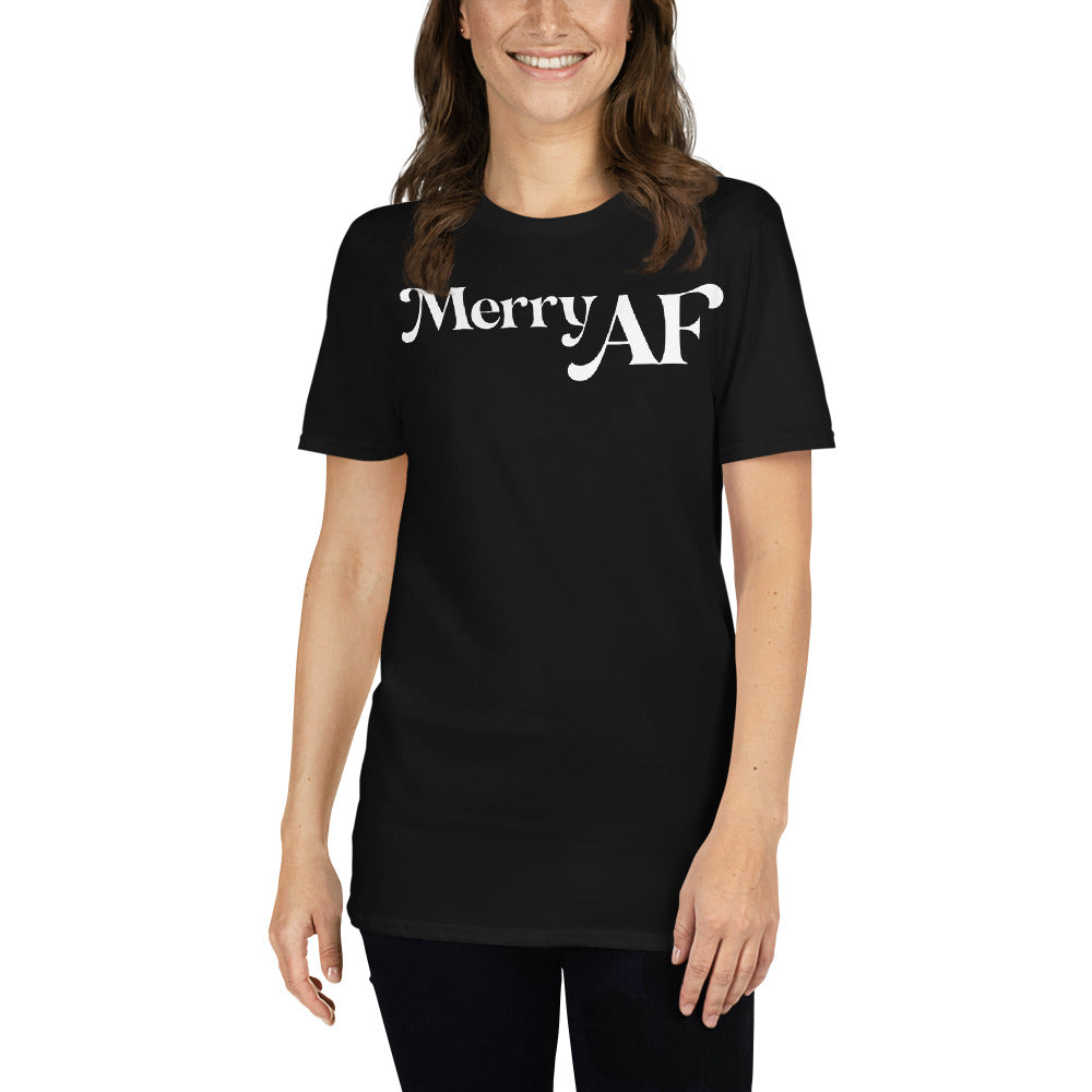 Merry AF - Short-Sleeve Unisex T-Shirt