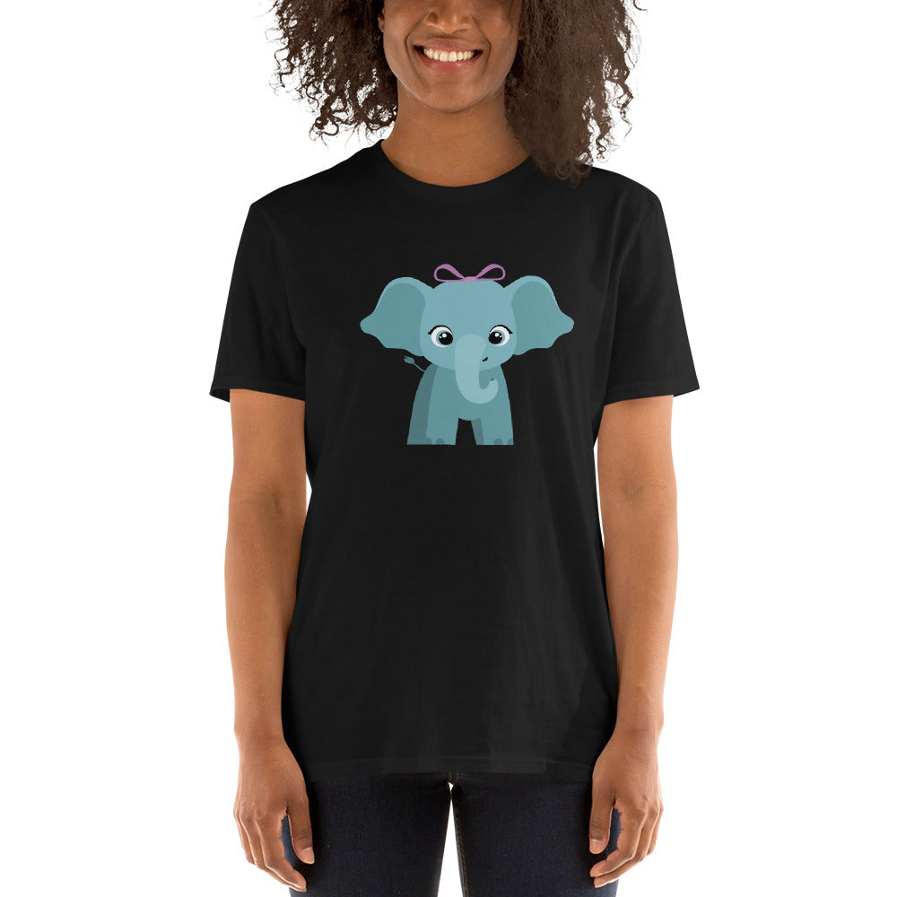 Cute Baby Elephant - Short-Sleeve Unisex T-Shirt