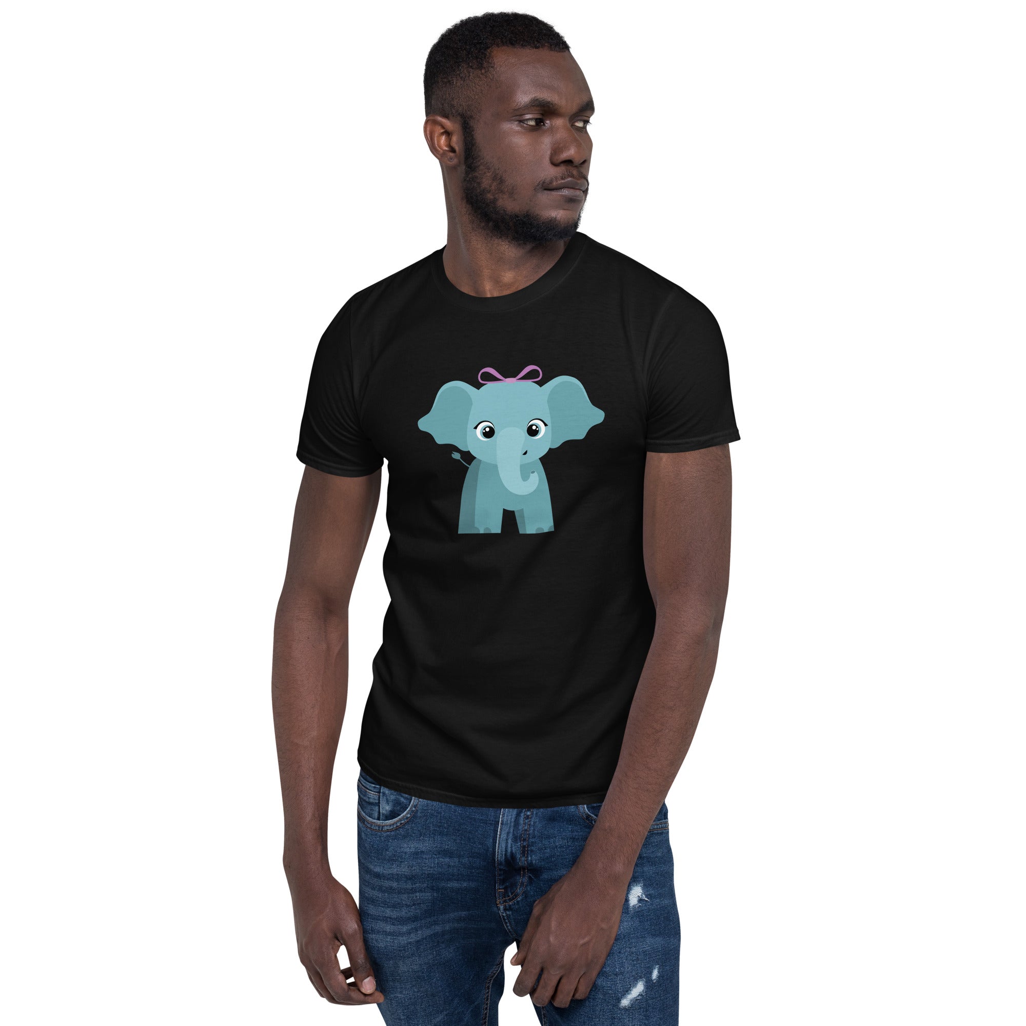 Cute Baby Elephant - Short-Sleeve Unisex T-Shirt
