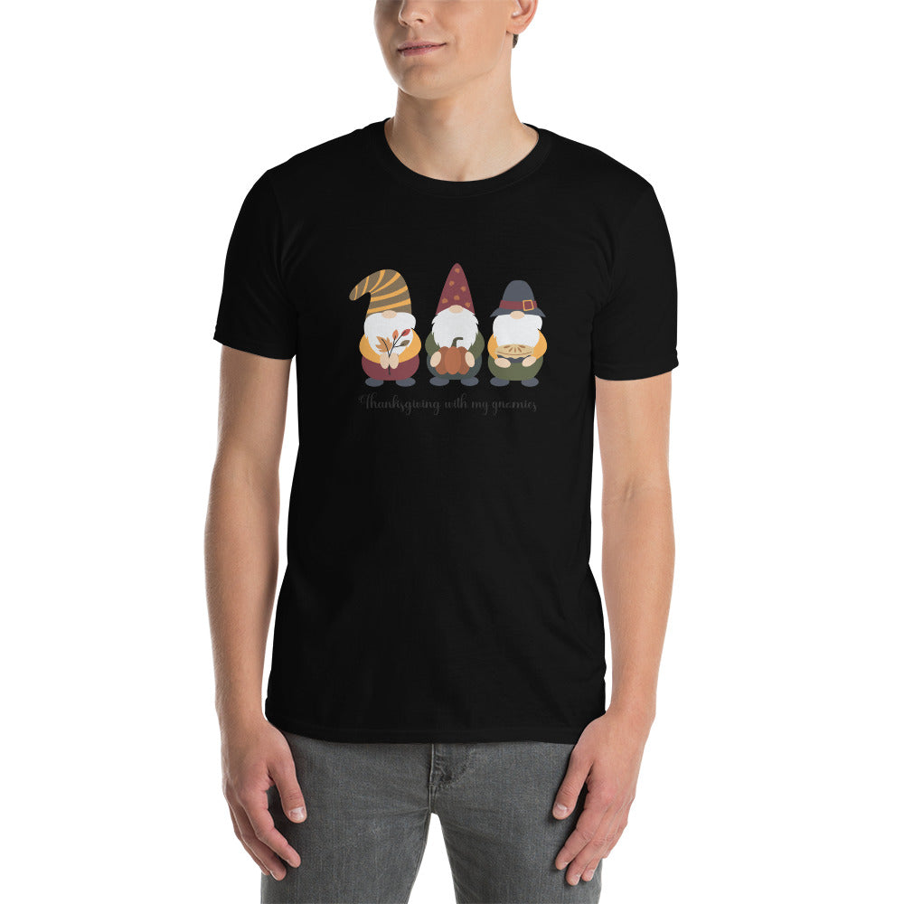 Thanksgiving With My Gnomies - Short-Sleeve Unisex T-Shirt