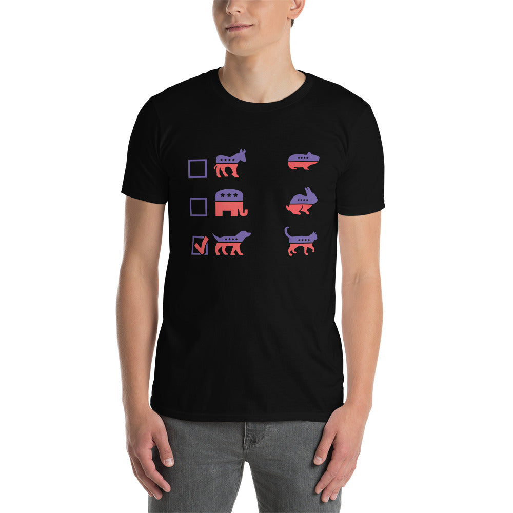 I Vote For - Short-Sleeve Unisex T-Shirt