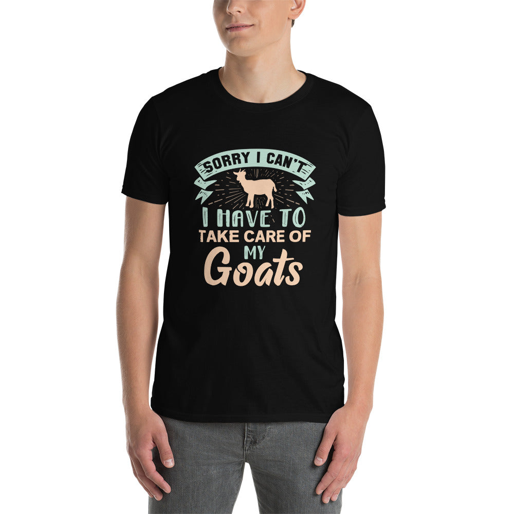 Funny Goat Mom - Short-Sleeve Unisex T-Shirt