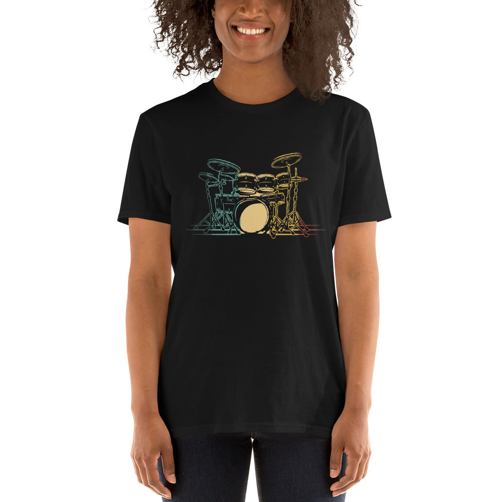 Vintage Drum Set - Short-Sleeve Unisex T-Shirt