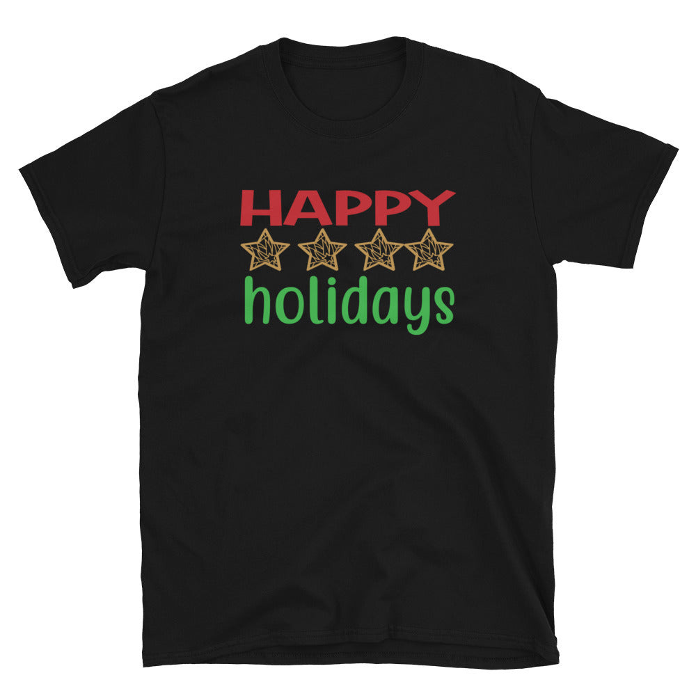 Happy Holidays - Short-Sleeve Unisex T-Shirt