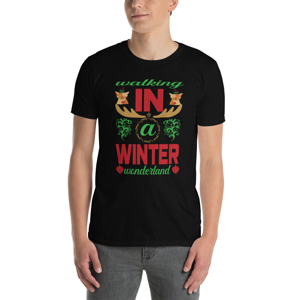 Walking In A Winter Wonderland - Short-Sleeve Unisex T-Shirt