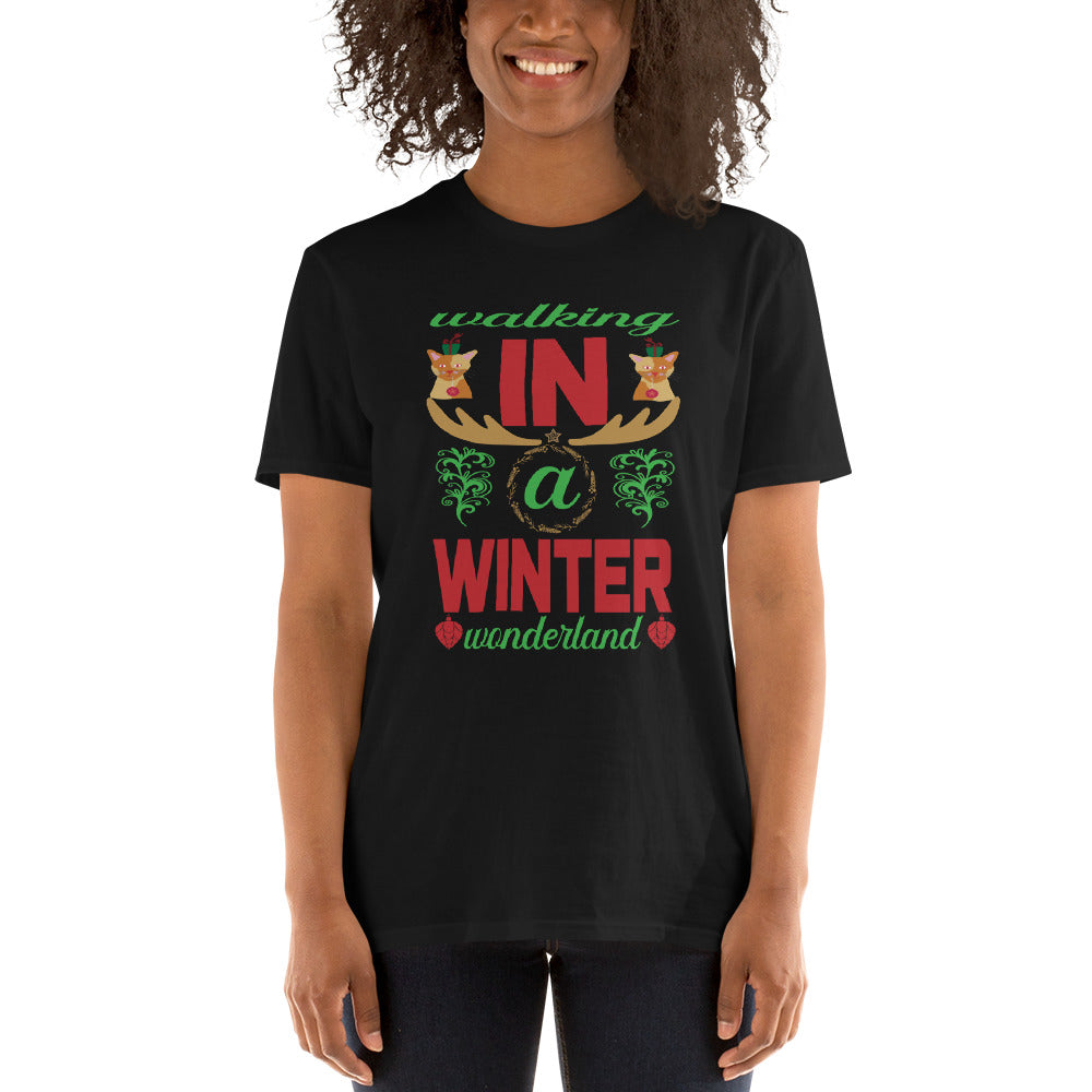 Walking In A Winter Wonderland - Short-Sleeve Unisex T-Shirt