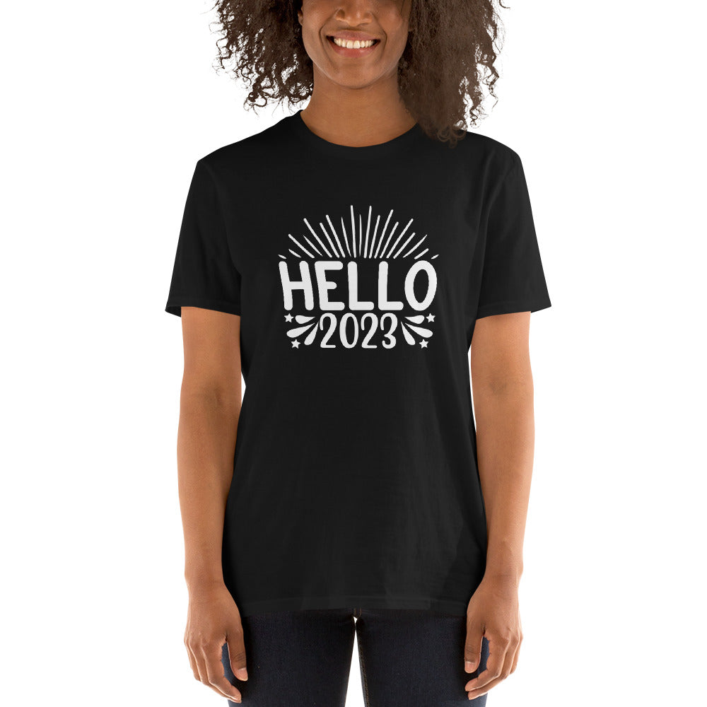 Hello 2023 - Short-Sleeve Unisex T-Shirt