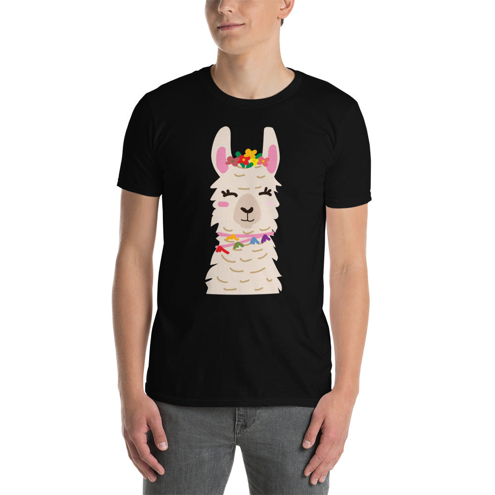 Floating Llama - Short-Sleeve Unisex T-Shirt