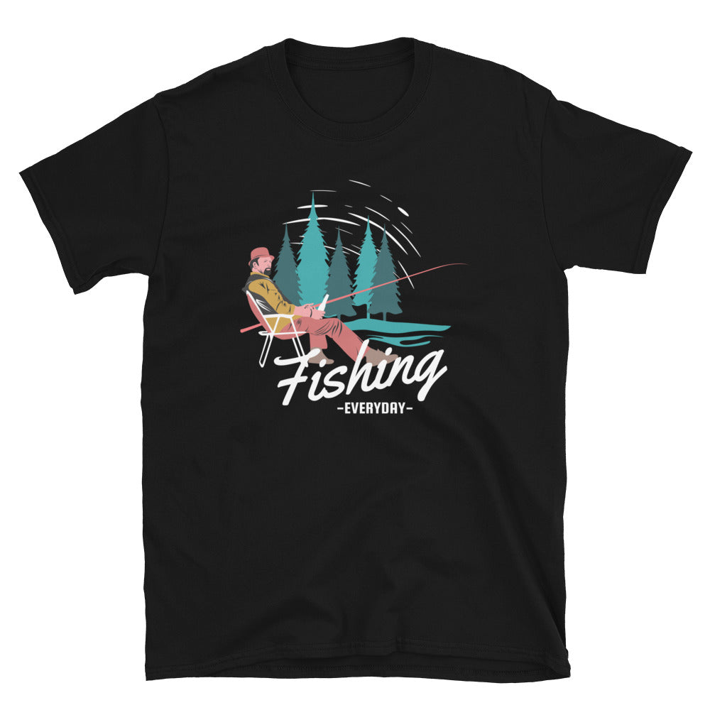 Fishing Everyday - Short-Sleeve Unisex T-Shirt