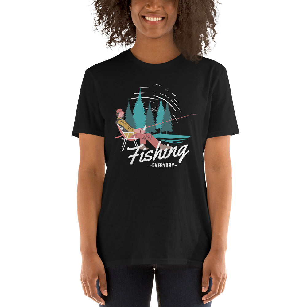 Fishing Everyday - Short-Sleeve Unisex T-Shirt