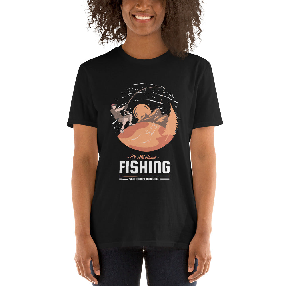 All About Fishing - Short-Sleeve Unisex T-Shirt