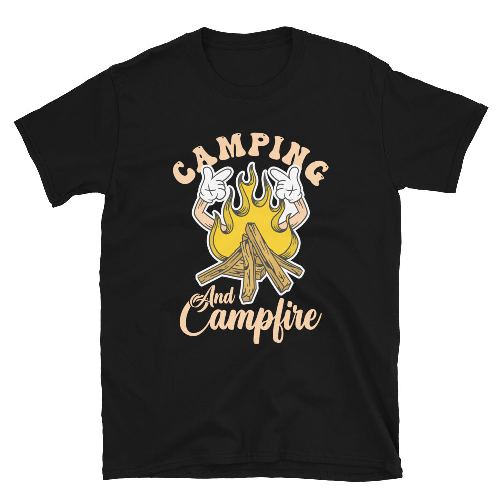 Camping And Campfire - Short-Sleeve Unisex T-Shirt