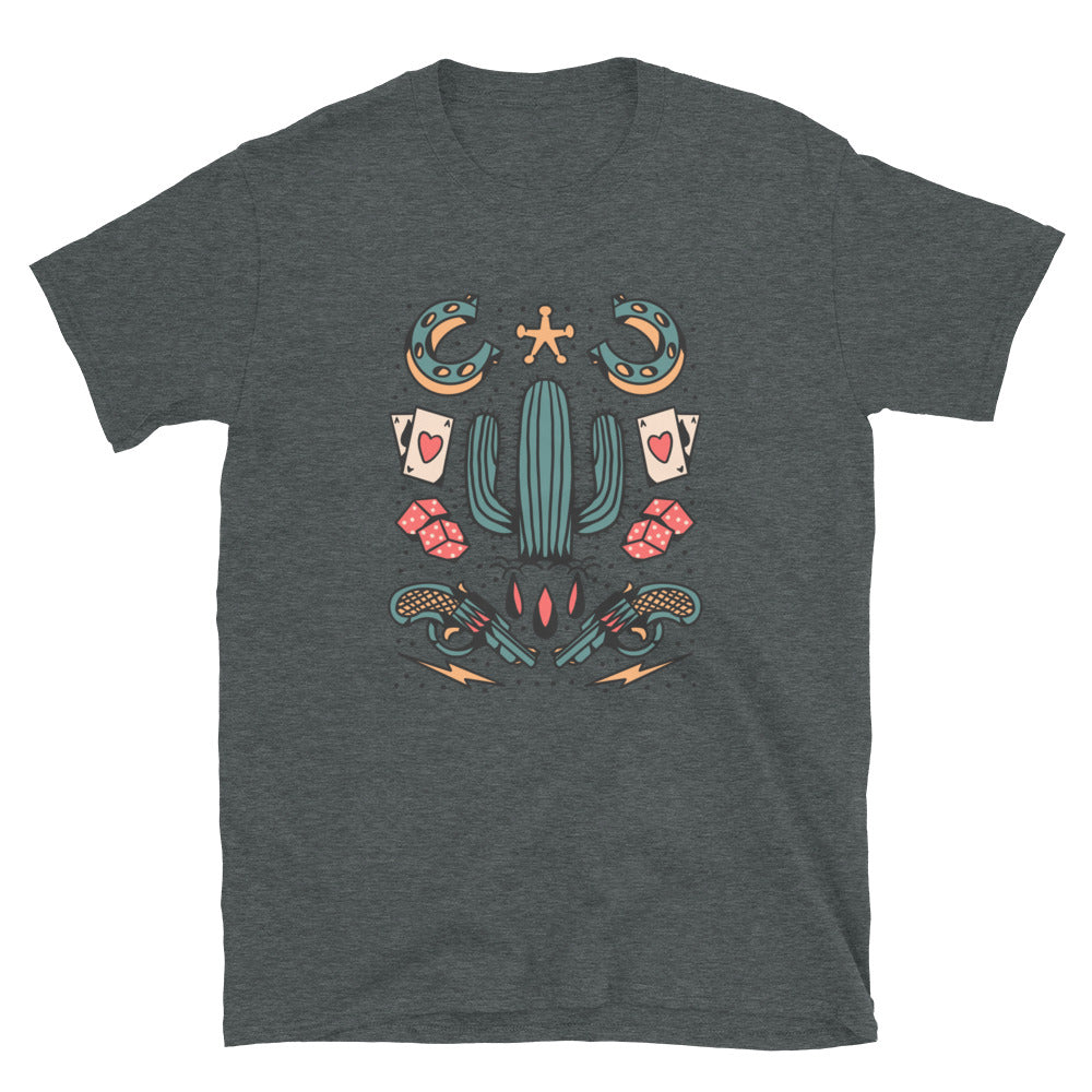 Cowboy Cactus Set - Short-Sleeve Unisex T-Shirt