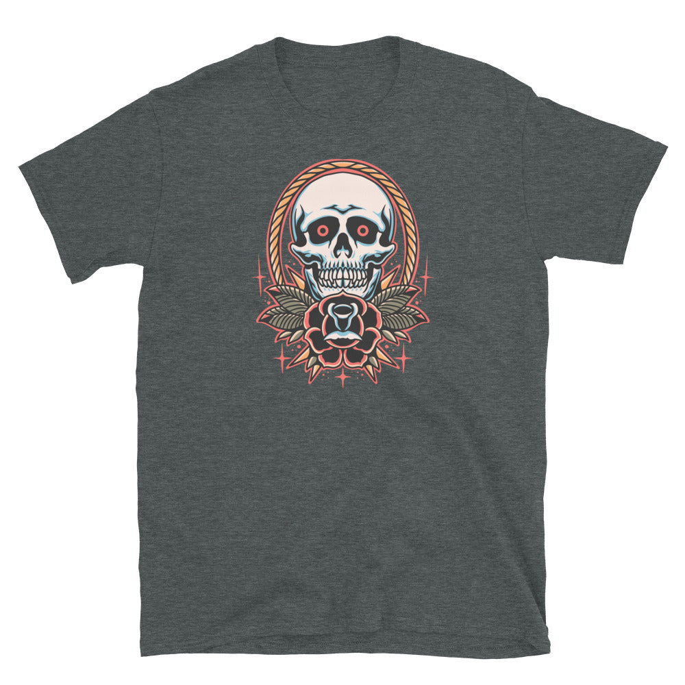 Traditional Skull - Short-Sleeve Unisex T-Shirt
