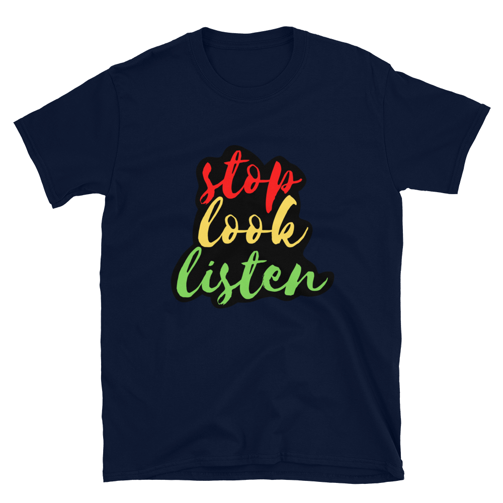 Stop Look And Listen - Women's T-Shirt