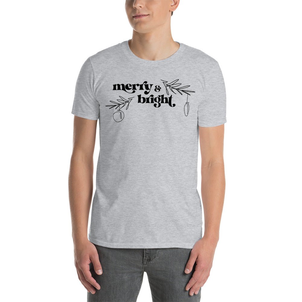 Merry And Bright - Short-Sleeve Unisex T-Shirt