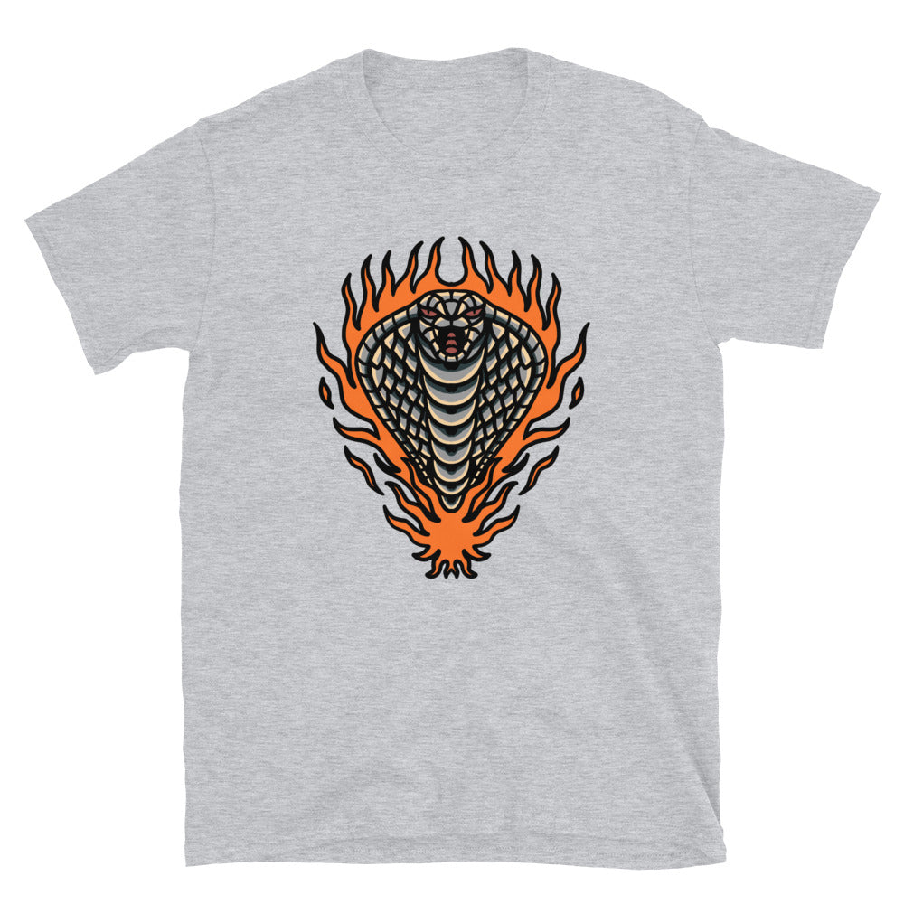 Burning Cobra - Short-Sleeve Unisex T-Shirt
