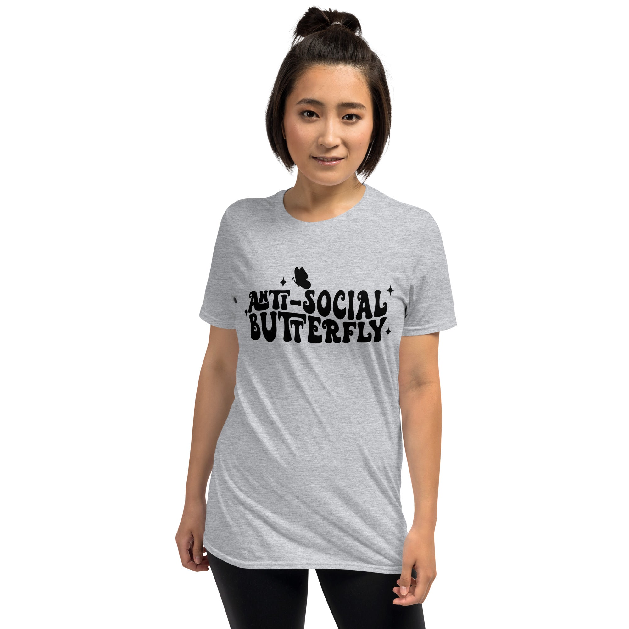 Anti-Social Butterfly - Short-Sleeve Unisex T-Shirt