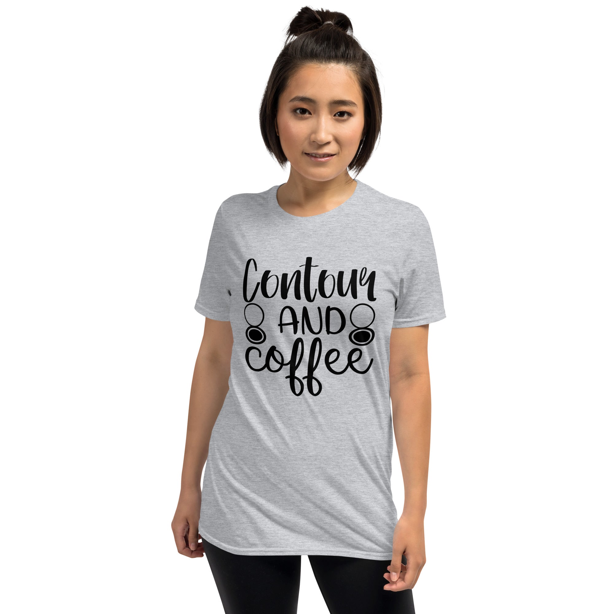 Contour and Coffee - Short-Sleeve Unisex T-Shirt