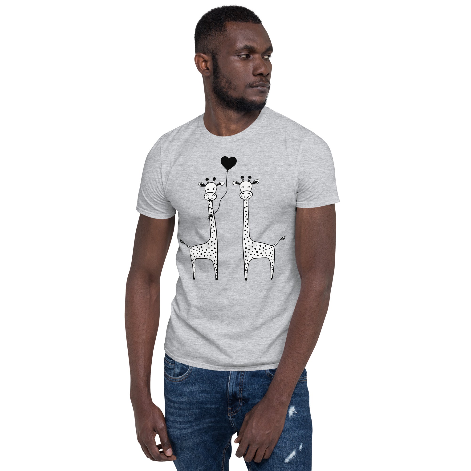 Love Giraffe - Short-Sleeve Unisex T-Shirt