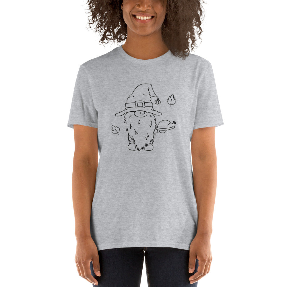 Thanksgiving Gnome - Short-Sleeve Unisex T-Shirt