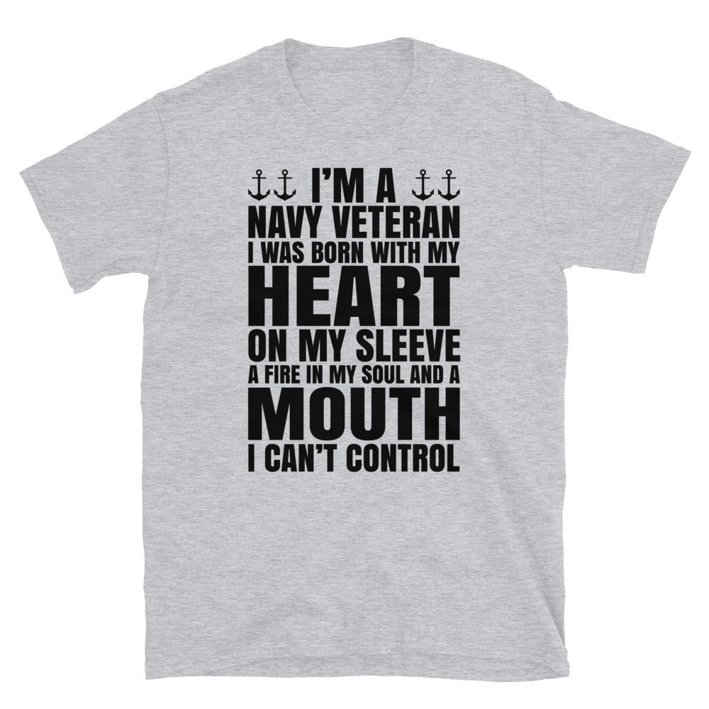 I'm A Navy Veteran - Short-Sleeve Unisex T-Shirt